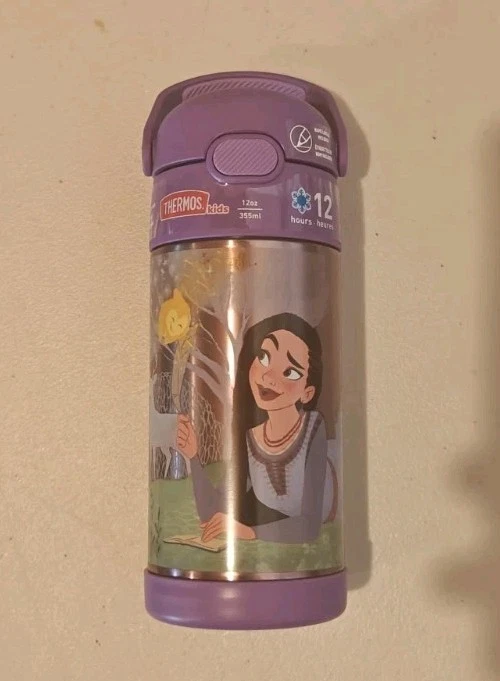 DISNEY FROZEN LICENSED TRADEMARK Thermos 12 oz Kid's Funtainer Water Bottle