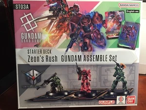 Gundam Card Game: Gundam Assemble - Zeon's Rush Starter Set ST03A Englisch Neu in OVP - Bild 1 von 2