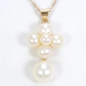 Schmuck 18K Rotgold Halskette Perle ca.2,4g ca.40cm kostenloser Versand gebraucht - Bild 1 von 5