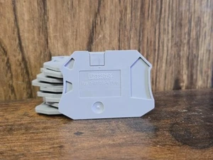 PHOENIX CONTACT D-UT-2.5-4 TWIN - END COVER - Lot of 20 - Picture 1 of 4