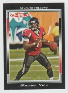 MICHAEL VICK Falcons 2006 Topps Total BLACK #348 SP Parallel #28/50 SSP /50 - Picture 1 of 2