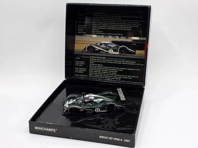 Bentley EXP Speed 8 2002 1/43 - Wallace / Leitzinger / de Poele - Minichamps - Foto 1 de 3