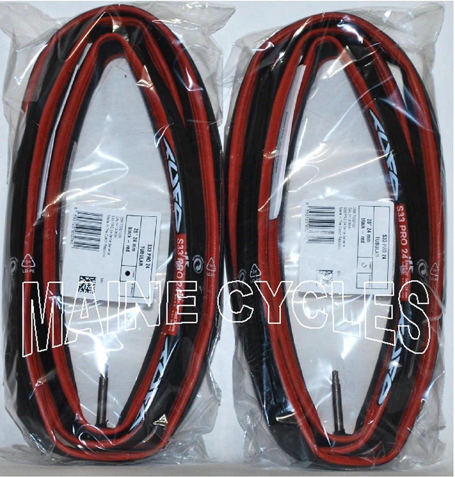 Tufo S-33 Pro tubular 700 x 24 rojo/negro Foto 1 de 1