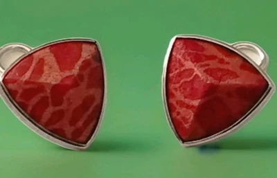 superschicke Ohrclips, Schaumkoralle - Bild 1 von 4