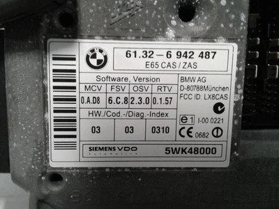 Interruptor de encendido con sistema de acceso pasivo compatible con 03-08 BMW 760i 1638453 Foto 1 de 4