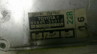 Engine ECM Control Module 1985 85 TOYOTA CELICA PICKUP 89661-35010 8966135010 - Image 1 of 4