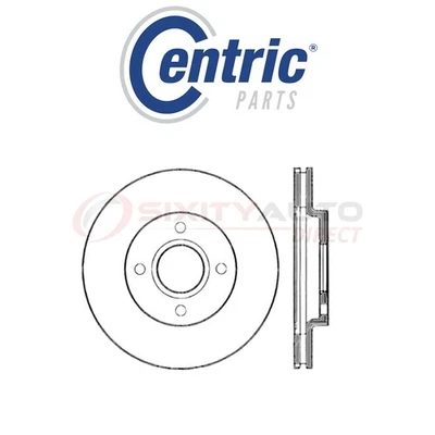 Centric C-TEK Disc Brake Rotor for 2004-2012 Ford EcoSport 2.0L L4 - Kit Set nq - Изображение 1 из 4