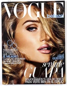 Rosie Huntington-Whiteley & Heidi Klum RARE VOGUE SPAIN BEAUTY BELLEZA MAGAZINE - Picture 1 of 4