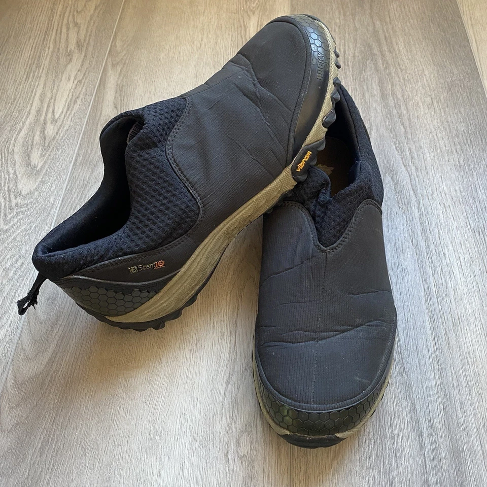 Rocky Men’s Oxford Hunting Shoes Black Vibram Scent IQ Size 10.5 Slip On - Image 1 of 4