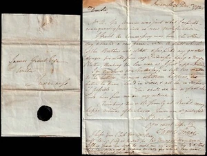 1792 INVERNESS-Letter Reverend John Grant to James Grant, Lawyer in Inverness - Picture 1 of 1