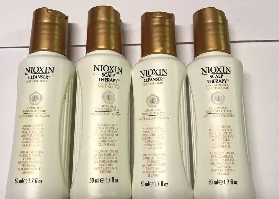 NIOXIN SYSTEM 4 Champú Limpiador y Acondicionador Terapia del Cuero Cabelludo 3.4 OZ Juego Dúo Foto 1 de 1