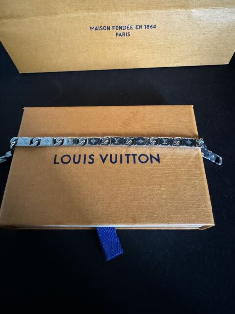Shop Louis Vuitton Monogram Unisex Street Style Plain Silver Logo Bracelets  (LV SHADES BRACELET, M00887) by Mikrie