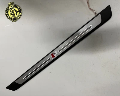 2018-2024 AUDI A4 S4 A5 S5 4 PORTAS PORTA DIANTEIRA DIREITA SOLEIRA PLACA ARRANHADOR ACABAMENTO LINHA S! - Imagem 1 de 4