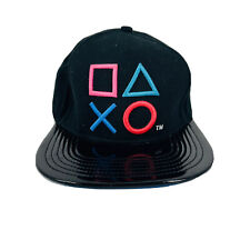 Sony Playstation Controller Buttons Hat Black Snapback Adjustable Cap