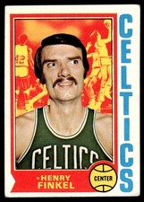 1974-75 Topps Henry Finkel RC Boston Celtics #118