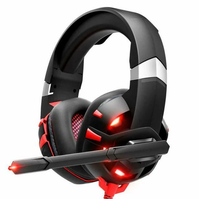 RUNMUS K2 Pro Gaming Headset - Black/Red Professional Gaming 12-C - Image 1 of 1