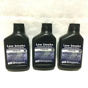 HUSQVARNA LOW SMOKE 5.2 OZ. 2 STROKE OIL 50:1 - LOT OF 3 - Picture 1 of 6