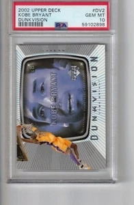 2002 Upper Deck Dunk Vision # DV2 Kobe Bryant HOF PSA 10 - Bild 1 von 2
