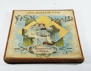 JWS&S Bavaria Magnetic Fish Pond Game Improved Edition Antique - Picture 1 of 7