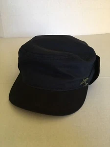 Goorin Bros Men's M Aviator Airplane Navy Blue Black Retro Flaps Patrol Cap - Picture 1 of 11
