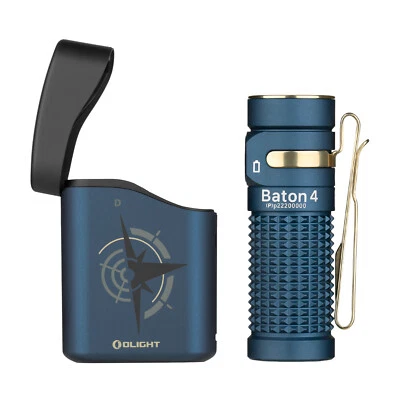 Olight Baton 4 Premium Edition Rechargeable EDC Flashlight 1300 LM IPX8 Guidance - Image 1 of 4