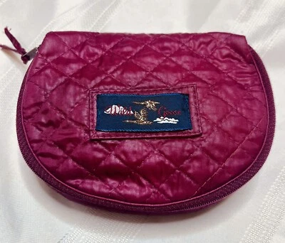 Bolso de Joyería de Viaje Wild Goose De Colección Acolchado Rojo Nylon, Organizador, Embalable, Cremallera Foto 1 de 4