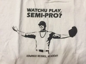 Domingo Ayala T-Shirt Herren L Watchu Play Semi-Pro? beisbol baseball - Bild 1 von 3