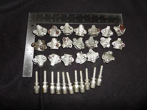 20 BD Dixon Carbon Steel Boss Clamp ID 1/4" & Hose OD 36/64" -42/64 + 11 Stems - Picture 1 of 7