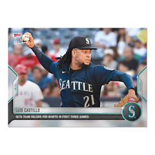 2022 MLB Topps NOW 716 LUIS CASTILLO RECORD FOR K'S SEATTLE MARINERS PRESALE