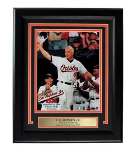 Foto Cal Ripken Jr. HOF Baltimore Orioles Firmada/Automática 8x10 Enmarcada Ripken 165246 - Imagen 1 de 3