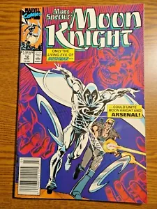 Marc Spector Moon Knight #12 Newsstand Bushman Cover 1st Print Marvel Disney - Picture 1 of 1
