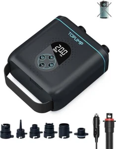 Pompa elettrica SUP TPS220 20 PSI, auto-off, 2 livelli, 12V DC, per kayak. - Foto 1 di 7