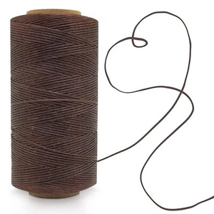284 Yards Leather Wax Thread for Sewing - 1Mm String for Crafts Leather Sewing T - Picture 1 of 9