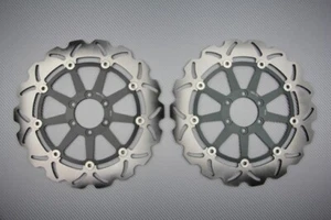 Front brake discs floating wave 320mm Aprilia Tuono-R 1000 2006-2009 - Picture 1 of 2