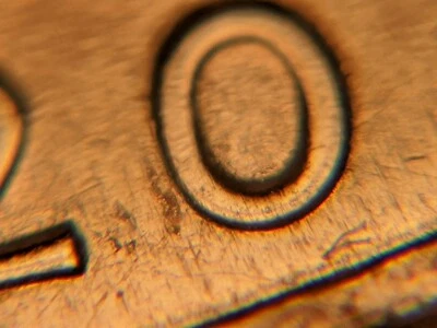 2020- D Double/ Die Break US Mint Error America the Beautiful Quarter - Image 1 of 4