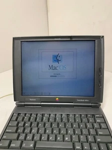 APPLE MACBOOK 1400CS 117 PPC 8 MB 380 MB CDROM GOOD; WORKS BUT SOLD PARTS/REPAIR - Bild 1 von 9