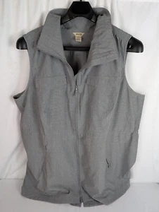 Duluth Trading Co. Vest Women's Size XXL Gray Stripe Sol Survivor Tunic - Picture 1 of 12