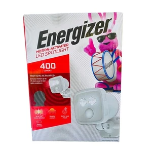 Energizer 400 Lumens Motion Activated LED Spotlight Weather Resistant New - Picture 1 of 5