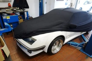 Vollgarage Car-Cover Indoor Schwarz mit Spiegeltaschen für Alpine A310S - Picture 1 of 4