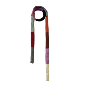 Women s Colorful Wool Skinny Scarf for Casual Wear Party Date Wear for Girl Gift - Picture 1 of 8