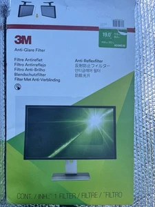3M AG190C4B Anti-Glare Filter for 19.0" Standard Monitor - Clear, 5:4 Open Box - Picture 1 of 2