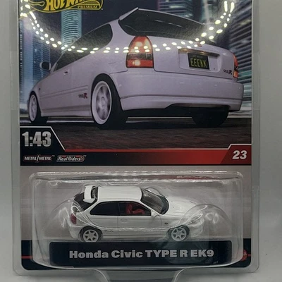 Honda Civic Type R EK9 2025 Hot Wheels Premium 1/43 blanco Foto 1 de 4