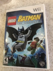 LEGO BATMAN THE VIDEO GAME NINTENDO WII GAME DISC, MANUAL AND CASE NES HQ