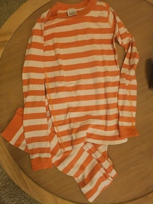 Hannah Anderson Niñas, Pijama Algodón Orgánico, Talla 8/130cm Rayas Rosa  Foto 1 de 4