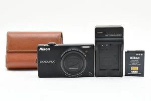 Nikon COOLPIX S6000 Compact Digital Camera Black w/Case Direct from Japan 067 - Picture 1 of 10