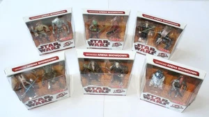 JUEGO COMPLETO DE SEIS STAR WARS GEONOSIS ARENA SHOWDOWN COLECCIÓN 2010 NUEVO EN CAJA - Imagen 1 de 24
