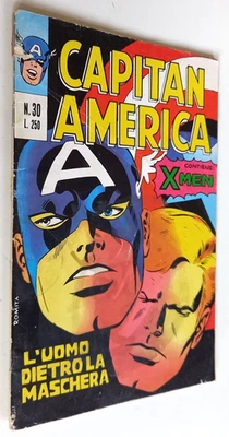 CAPITAN AMERICA N. 30 - 5/6/1974- L'uomo dietro la maschera - ed. Corno - Immagine 1 di 2