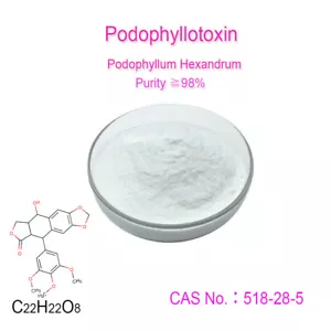 Podophyllum Hexandrum Extract 98% Podophyllotoxin Podophyllin Powder Cas518-28-5 - Picture 1 of 1
