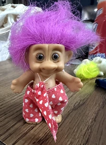 Pink Hair Forest TROLL - 3" Valentine's Troll Doll **FREE SHIPPING** - Picture 1 of 5