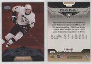 2007-08 Upper Deck Black Diamond Ruby /100 Evgeni Malkin #144